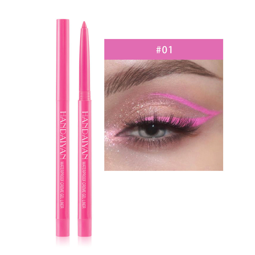 20 Color Cat Eye Makeup Waterproof Neon Colorful Liquid Eyeliner Pen - Long-lasting Black Eye Liner Pencil