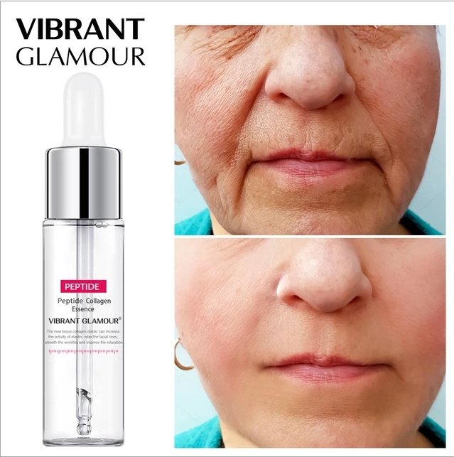 Vibrant Glamour Peptide Collagen Facial Serum To Tighten And Reduce Fine Lines