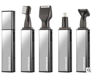 4 in 1 Electric Hair Trimmer for Men - Rechargeable (Sideburns, Eyebrows, Nose)