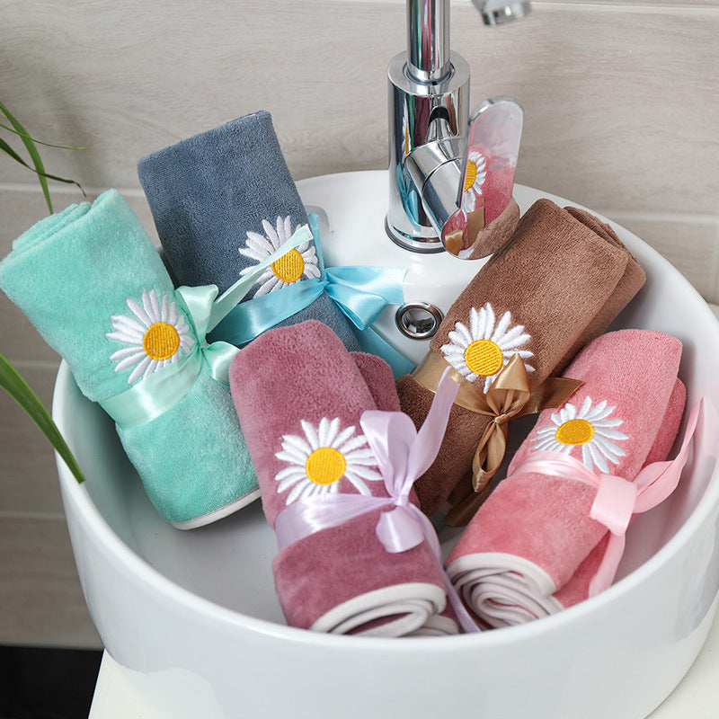 Thin Fiber Beauty Bath Towel