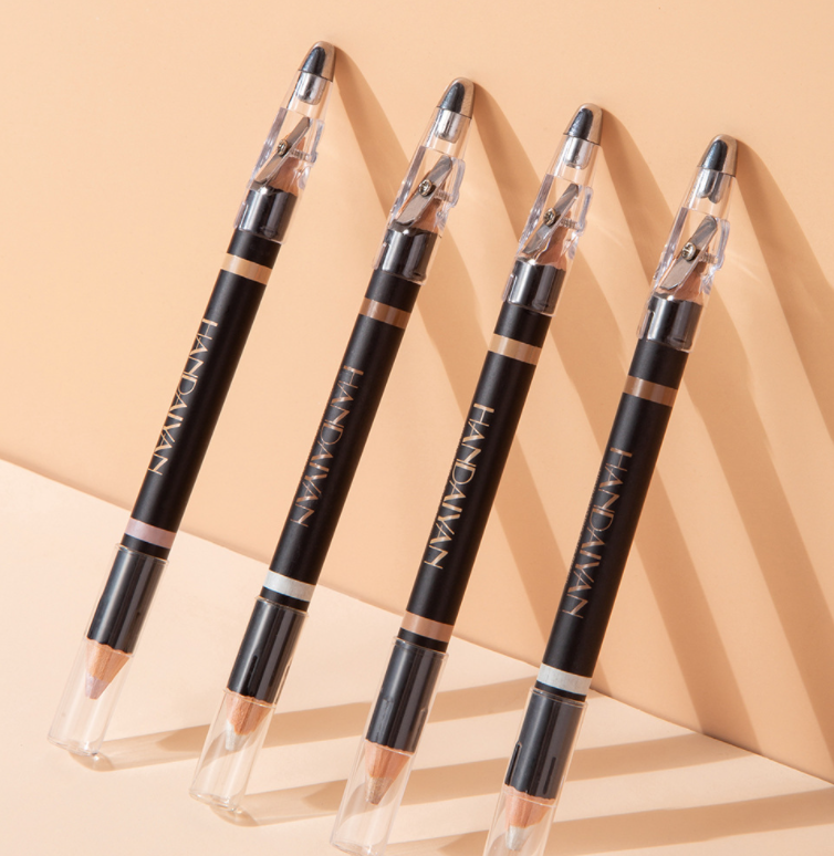 Double-Headed Eyebrow Dual-Purpose Pen for Brow Bone Brightening and Primer