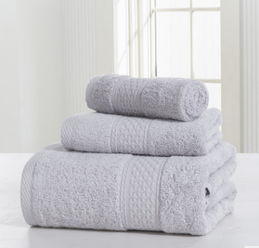 Soft Cotton Double-Sided Thick Bath Towel Set