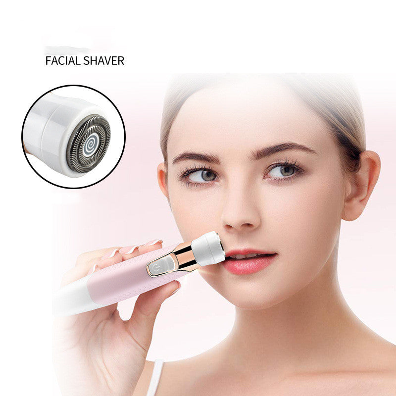 Electric Hair Removal Device Female USB Shaver 5 n 1 Face & Body Hair Trimmer
