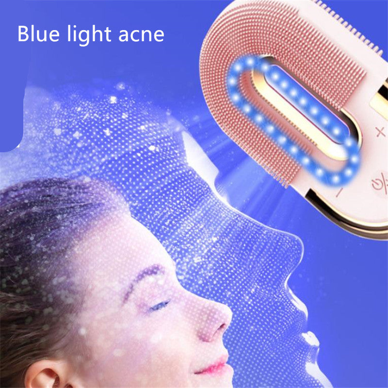 Electric Silica Gel Facial Cleanser Vibration Cleansing Instrument Cle